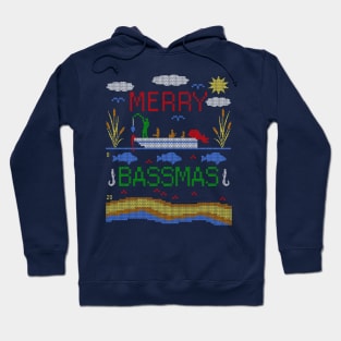 Funny Bass Fishing Merry Bassmas Ugly Christmas Sweater Shirt Hoodie